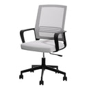 Artiss Mesh Office Chair Mid Back Grey-1