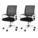 Artiss 2x Office Chair Mesh Computer Gaming Desk Chairs Work Study Mid Back-1