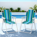 Gardeon Outdoor Chairs Folding Camping Chair Steel Portable Patio Furniture-7