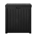 Gardeon Outdoor Storage Box 195L Bench Seat Garden Deck Toy Tool Sheds-3