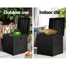 Gardeon Outdoor Storage Box 195L Bench Seat Garden Deck Toy Tool Sheds-7