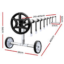 Aquabuddy Pool Cover 500 Micron 6.5x3m Silver Swimming Pool Solar Blanket 4m Roller-2