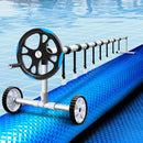 Aqua Buddy Pool Cover 8x4.2m 400 Micron Swimming Pool Solar Blanket 5.5m Roller Blue-7