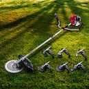 Giantz 2 Stroke Pole Chainsaw Petrol Hedge Trimmer Tree Pruner 7 In 1-8