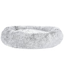 i.Pet Pet Bed Dog Cat 110cm Calming Extra Large Soft Plush Light Charcoal-1