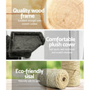 i.Pet Cat Tree 180cm Tower Scratching Post Scratcher Wood Condo House Toys Grey-4