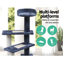 i.Pet Cat Tree 100cm Scratching Post Scratcher Tower Wood Condo House Trees Bed-3