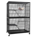 i.Pet Rabbit Cage 142cm Hutch 4 Level Bird Guinea Pig Ferret-6