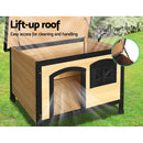 i.Pet Dog Kennel Extra Large Wooden Outdoor Indoor Puppy Pet House Cabin Crate Weatherproof-5