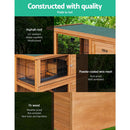 i.Pet Rabbit Hutch Chicken Coop 91.5cm x 45cm x 82cm Chicken Coop Large Wooden House Run Cage-6