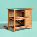i.Pet Rabbit Hutch Chicken Coop 91.5cm x 45cm x 82cm Chicken Coop Large Wooden House Run Cage-8