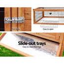 i.Pet Chicken Coop Rabbit Hutch 155cm x 49cm x 90cm Large Chicken Coop Wooden Run Cage House Outdoor-6