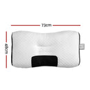 Giselle Bedding Contour Pillow Ergonomic Neck Pillow 48X73CM-2