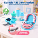 Keezi Kids Doctor Play Set Pretend Dentist Play Set Toy Medical Kits 30PCS-7