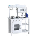 Keezi Kids Kitchen Play Set Wooden Pretend Toys Cooking Children Cookware Food-1