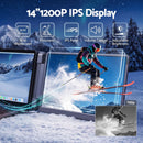 Devanti 14 Inch Portable Monitor Laptop Screen Extender Triple Display-8