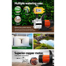 Giantz Garden Water Jet Pump High Pressure 800W Tank Rain Farm Irrigation Yellow-4