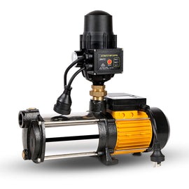 Giantz Garden Water Pump High Pressure 2000W 4-Stage Tank Irrigation Black