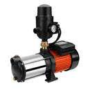 Giantz 1800W Max 5-Stage Garden Water Pump High Pressure Irrigation Booster Pump, Automatic Multi-Stage External Sprinkler Pump for Rainwater Tank Transfer, Home Farm Lawn, Black-1
