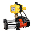 Giantz 1800W Max 5-Stage Garden Water Pump High Pressure Irrigation Booster Pump, Automatic Multi-Stage External Sprinkler Pump for Rainwater Tank Transfer, Home Farm Lawn, Yellow-1