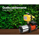 Giantz 1800W Max 5-Stage Garden Water Pump High Pressure Irrigation Booster Pump, Automatic Multi-Stage External Sprinkler Pump for Rainwater Tank Transfer, Home Farm Lawn, Yellow-7