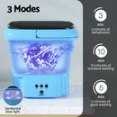 Devanti Portable Washing Machine 4.5L Blue-4