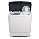 Devanti Portable Washing Machine Twin Tub 4.6KG White-4