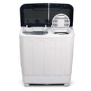 Devanti Portable Washing Machine Twin Tub 5KG White-4