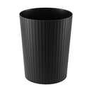 Cefito 8L Open Top Rubbish Bins Waste Bin Trash Can Storage Dustbin Black-2