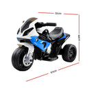 Kids Electric Ride On Car Police Motorcycle Motorbike BMW Licensed S1000RR Blue-2
