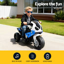 Kids Electric Ride On Car Police Motorcycle Motorbike BMW Licensed S1000RR Blue-4