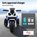 Kids Electric Ride On Car Police Motorcycle Motorbike BMW Licensed S1000RR Blue-7