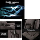 Artiss Recliner Chair Lift Assist Heated Massage Chair Velvet Rukwa-10