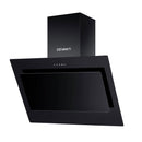 Devanti 900mm Range Hood 90cm Rangehood Glass Black-7