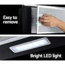 Devanti 600mm Range Hood 60cm Slide out Rangehood Stainless Steel-6