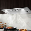 Devanti 520mm Range Hood 52cm Rangehood Stainless Steel-1