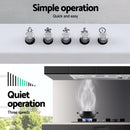 Devanti 520mm Range Hood 52cm Rangehood Stainless Steel-8