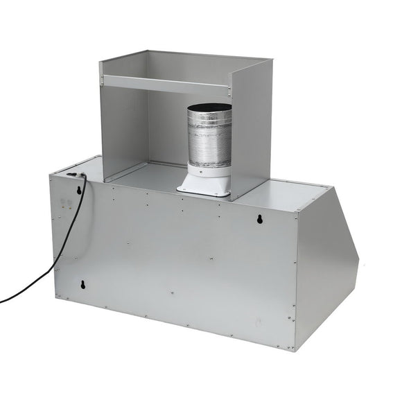 Devanti 900mm Range Hood 3-Speed Fan LED Display Remote Control