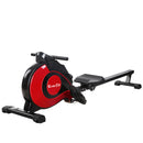 Everfit Rowing Machine Rower Magnetic Resistance Exercise Gym Home Cardio Red-3