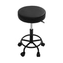 Artiss 2x Salon Stool Round Swivel Chair-3