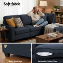 Artiss Modular Sofa Chaise Set 4-seater Dark Grey-4