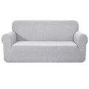 Artiss Sofa Cover Couch Covers 3 Seater High Stretch Grey-3