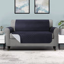 Artiss Sofa Cover Couch Covers 3 Seater Easy to Clean Dark Grey-7