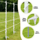 Giantz Electric Fence Posts 20pcs Electric Fence Poly White-6