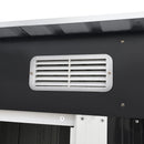 Giantz Garden Shed 2.38x1.31M w/Metal Base Sheds Outdoor Storage Tool Workshop Sliding Door-5