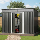 Giantz Garden Shed Outdoor Storage 2.60x1.95M Tool Sheds Workshop House Shelter-7