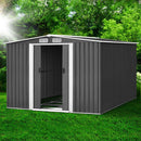 Giantz Garden Shed 2.58x3.14M w/Metal Base Sheds Outdoor Storage Workshop Shelter Sliding Door-7
