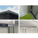 Giantz Garden Shed 2.58x2.07M Sheds Outdoor Storage Workshop Metal Shelter Sliding Door-7
