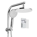 Cefito 9'' Rain Shower Head Set Handheld Round High Pressure Mixer Tap Chrome-1