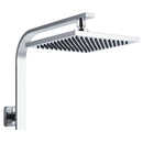 Cefito 8'' Rain Shower Head Wall Arm Square High Pressure Chrome-1